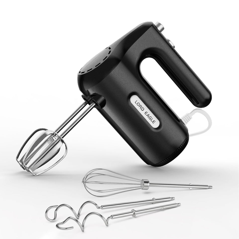 Lord Eagle 5-Speed Mixer front view; space-saving option for small kitchens