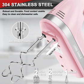 Lord Eagle hand mixer 400W motor for quick batter and cream prep