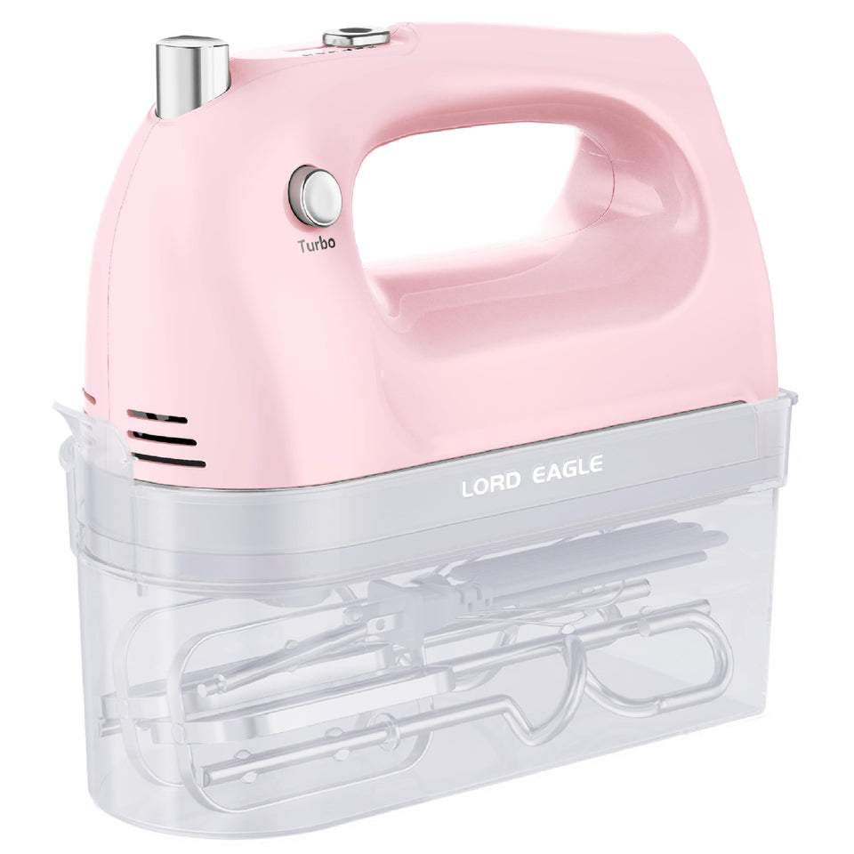 Lord Eagle hand mixer with 5 speeds and turbo for versatile baking prep