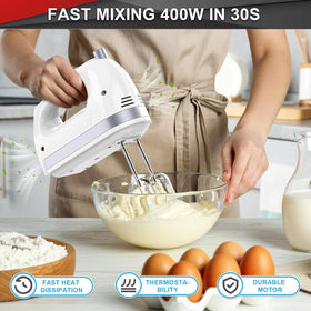 Lord Eagle hand mixer storage case keeps beaters organized.