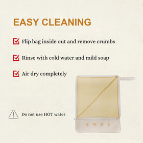 Lorine reusable cotton-linen bag offers eco-friendly kitchen storage