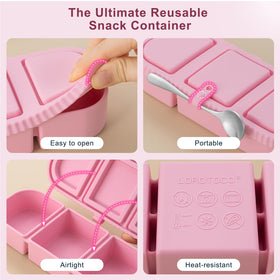 LOROTOCO BPA-free silicone for safe storage, heating, and cooling.
