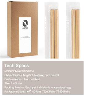 LOROTOCO bulk disposable chopsticks, ideal for restaurants and home use.