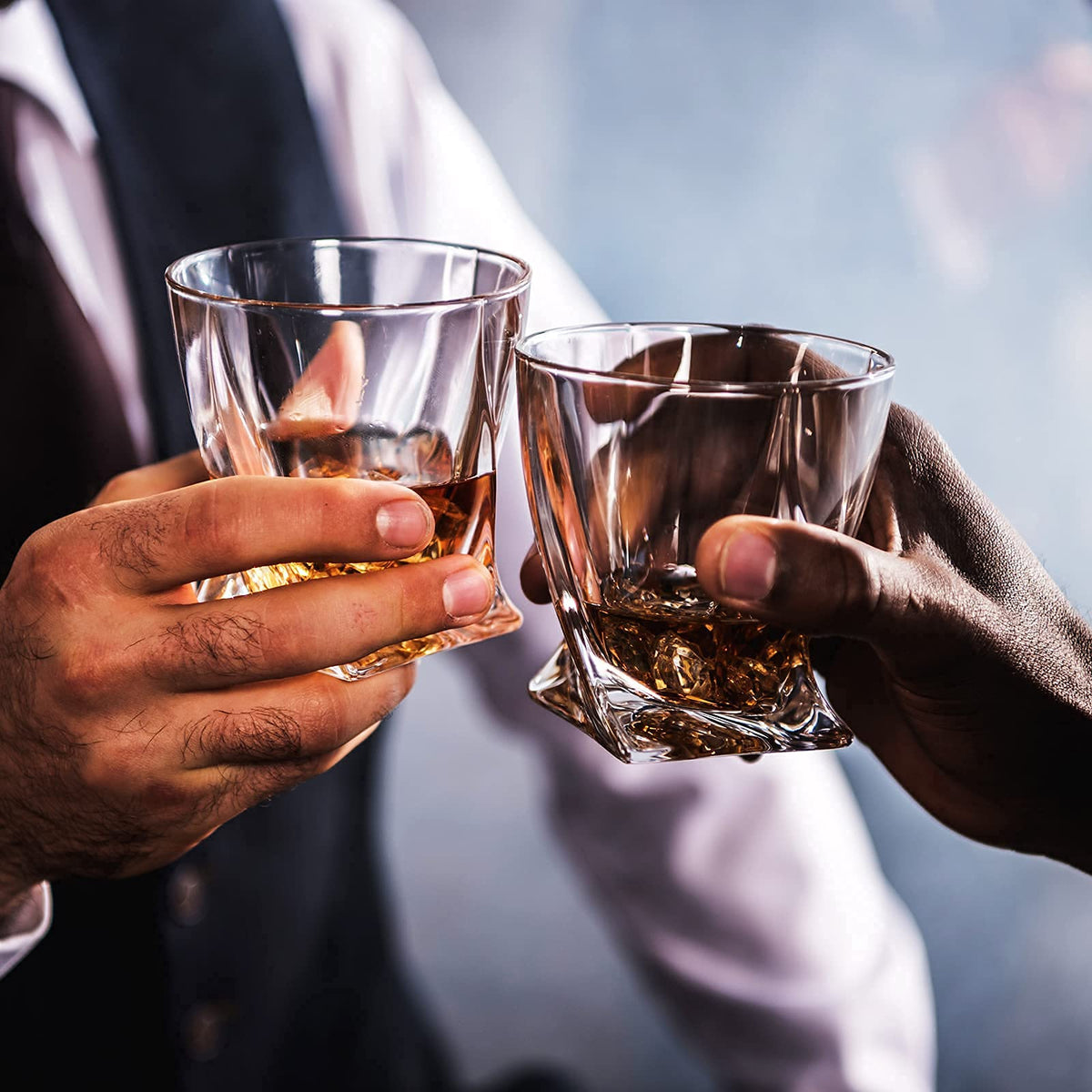 LORSIA premium crystal glassware feels sturdy and dishwasher safe.