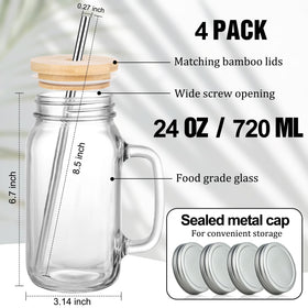 LOSANJI bamboo lid with silicone seal keeps beverages fresh.