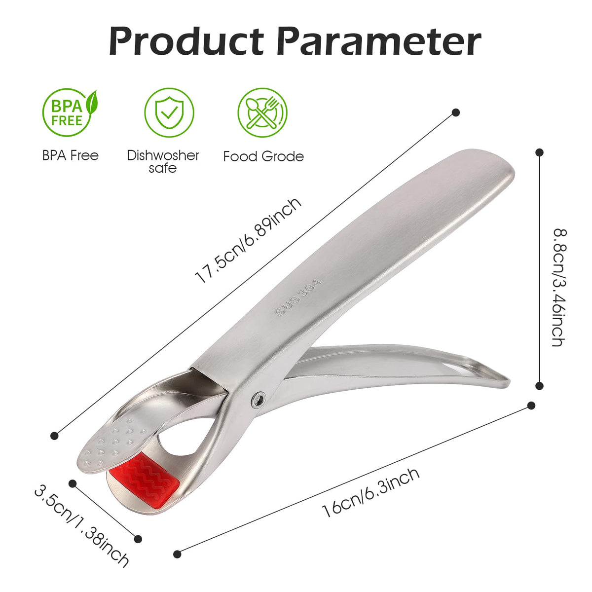 Losaria heat-resistant-tongs withstand high temps for microwave and oven tasks.