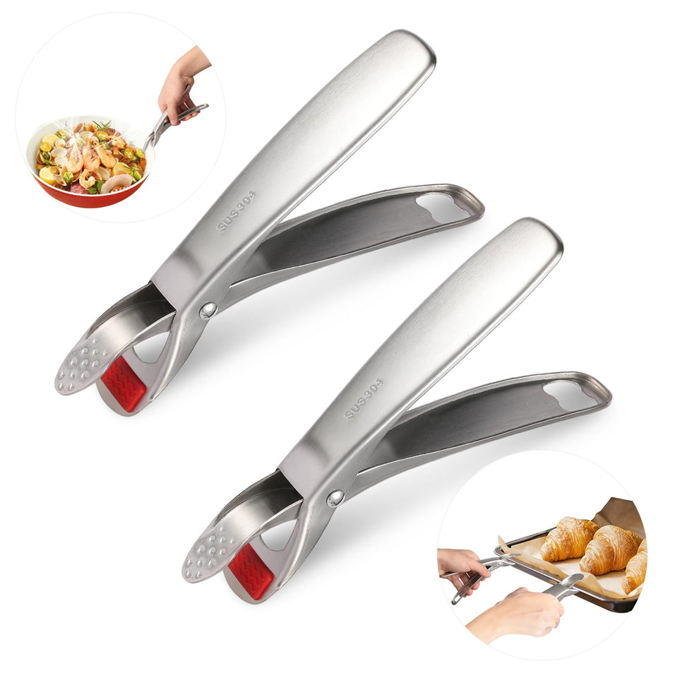 Losaria hot plate gripper non-slip securely grips deep pans and bowls for safe lifting.
