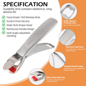 Losaria two-pack kitchen grippers provide reliable support for heavy pots and bowls.