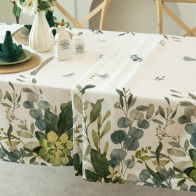 LOSIVISHE tablecloth harmonizes with indoor boho decor