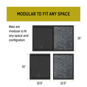 LOSTRONAUT non-slip entryway mat securing shoes at the door