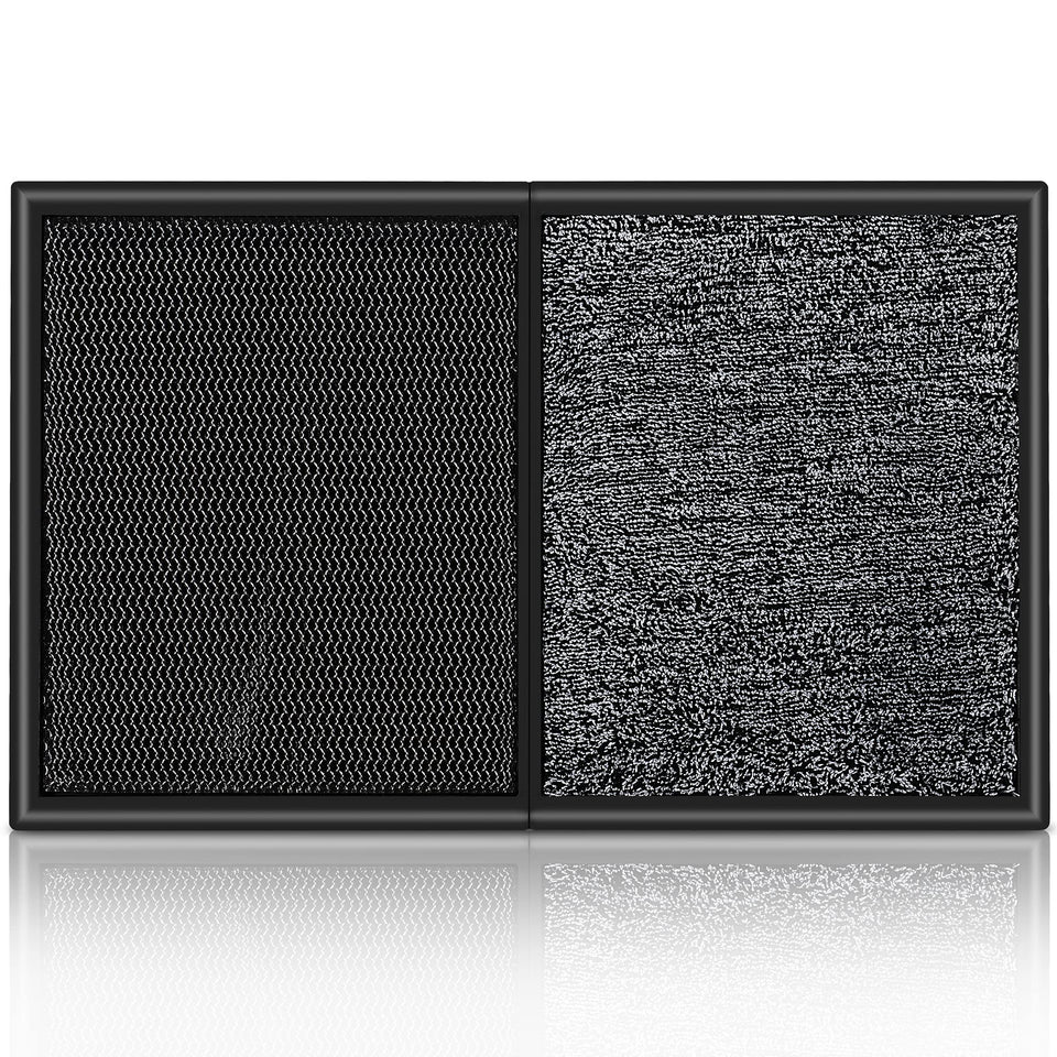 LOSTRONAUT 2-in-1 mat showing two sections for efficient shoe cleaning
