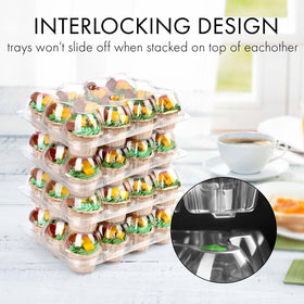 LotFancy funnel supports prevent lid bowing, protecting decorations and delicate toppings.