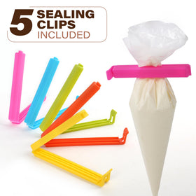 LotFancy dishwasher-safe clips for easy cleanup and reuse