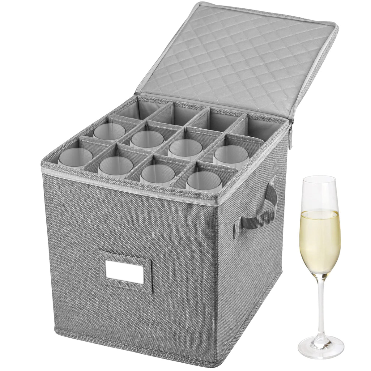 LotFancy gift-ready champagne storage adds elegance for weddings or housewarmings.