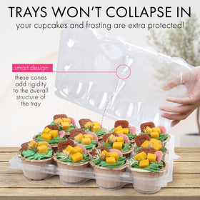 LotFancy four-tab lock lids secure the box for secure carry.