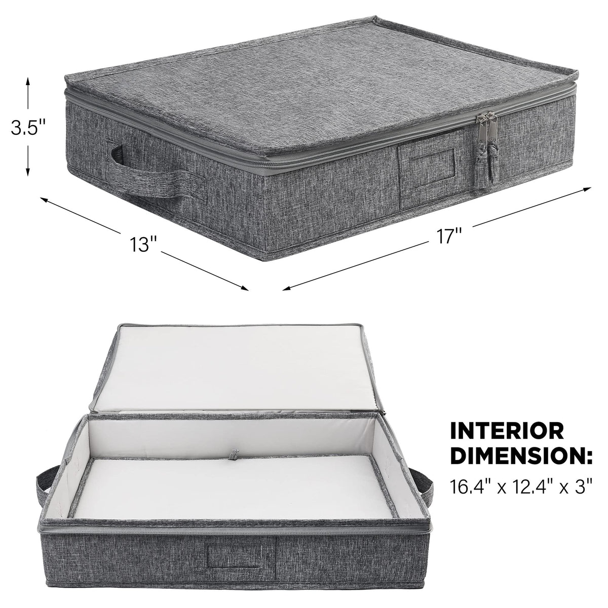 LotFancy platter storage case label slot helps quick content identification.