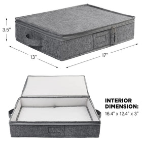 LotFancy platter storage case label slot helps quick content identification.