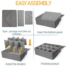 LotFancy quilted shell and padding provide durable protection