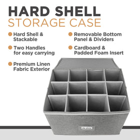LotFancy tall beer mug storage accommodates larger stemware securely