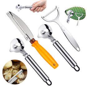 Lothee cactus peeler set peeler for precise peeling and quick cactus prep