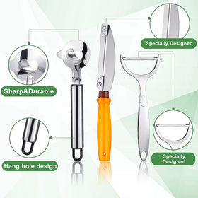Lothee cactus peeler set spoon-2 for portioning dough