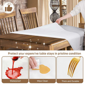 LotuFlor heavy-duty 1.5mm table pad protects against heat and scratches