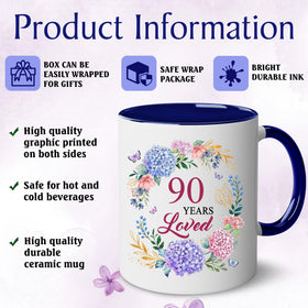 LOTWATEGO 11oz ceramic mug in kitchen for daily use