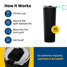 LoudCup BPA-free durable tumbler for everyday use.