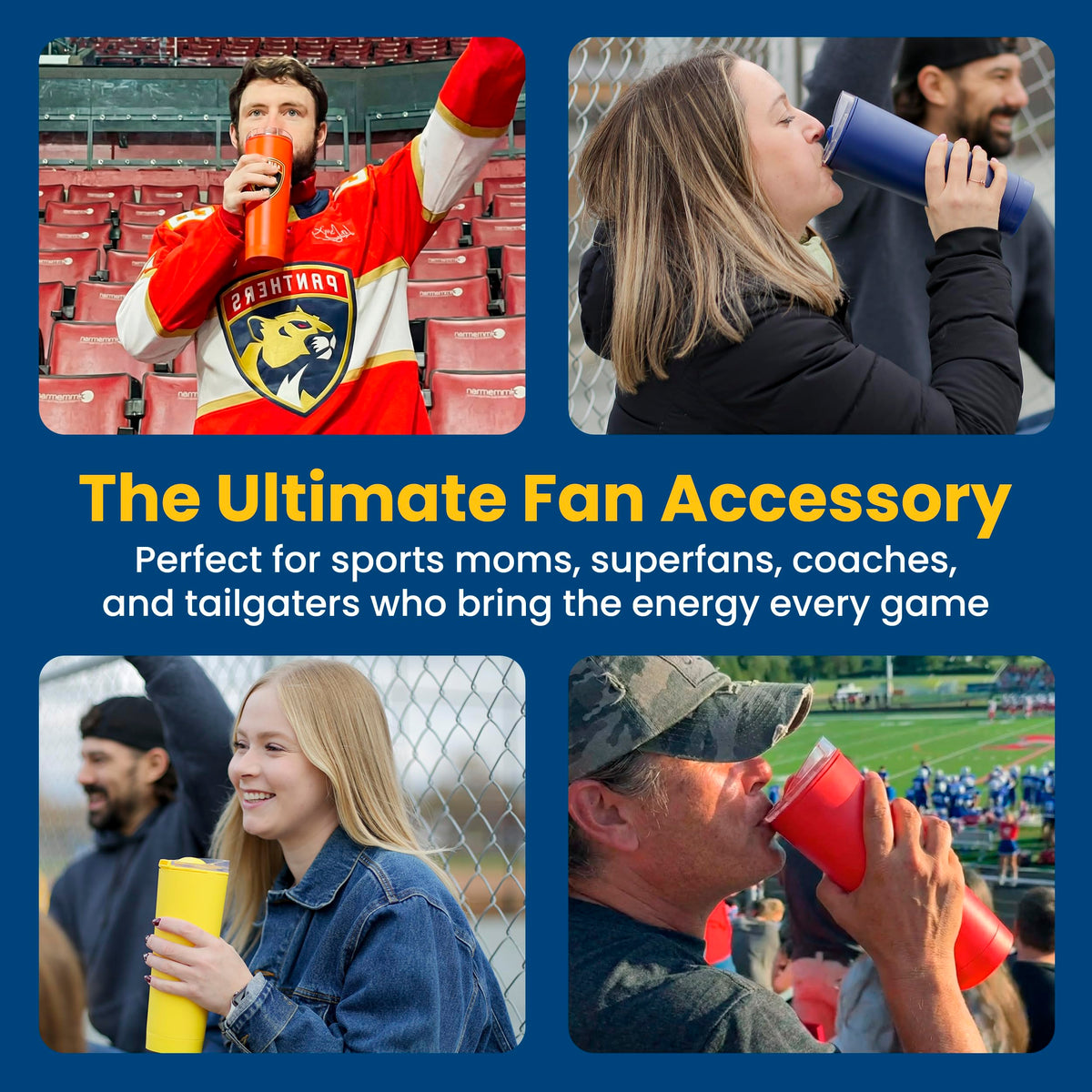 LoudCup durable construction stands up to active cheering.