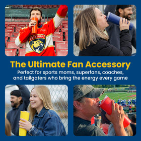 LoudCup durable construction stands up to active cheering.