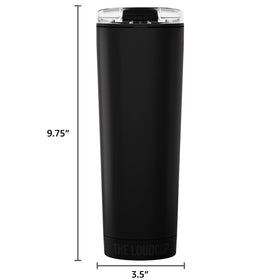 LoudCup jet-black 23oz tumbler for bold game-day style.