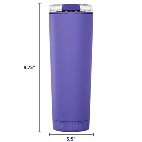 LoudCup tailgate-friendly 23 oz bottle fuels party energy responsibly.