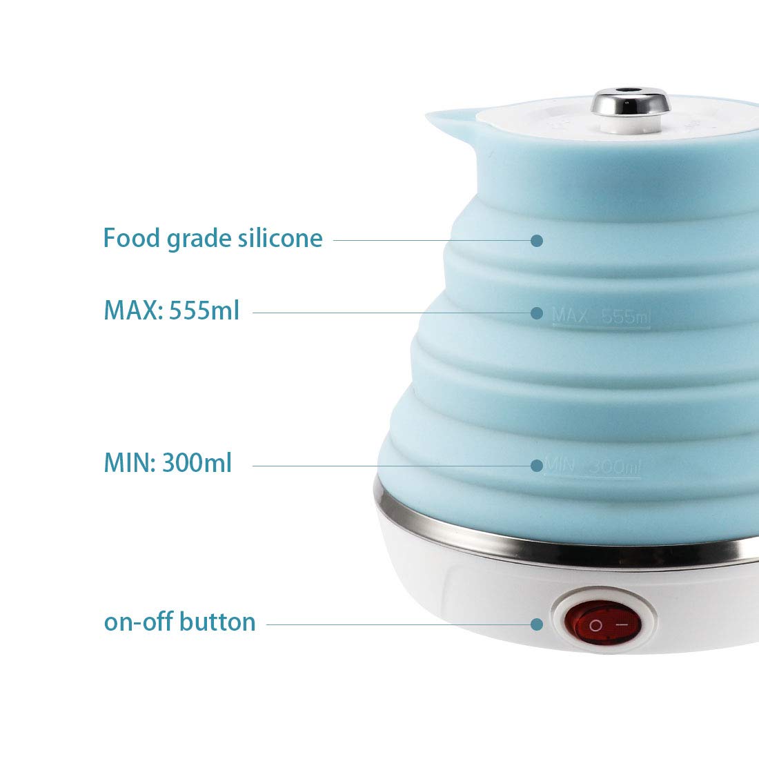 LOUTYTUO separable handle design for smooth pouring