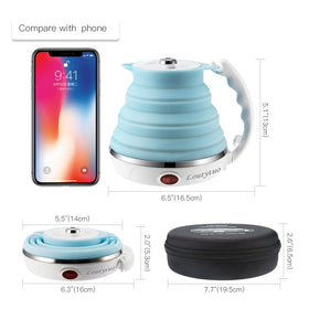 LOUTYTUO ultrathin travel kettle unfolded for quick boiling