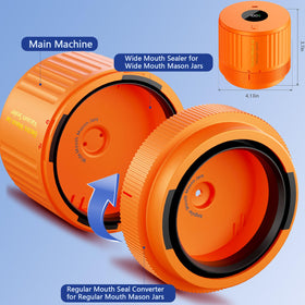 LOVE MOMENT cordless vacuum pump saves time with one-button sealing.