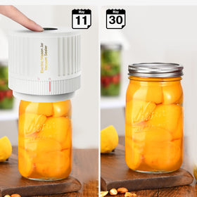 LOVE MOMENT portable sealer on kitchen counter demonstrates compact, travel-friendly design.