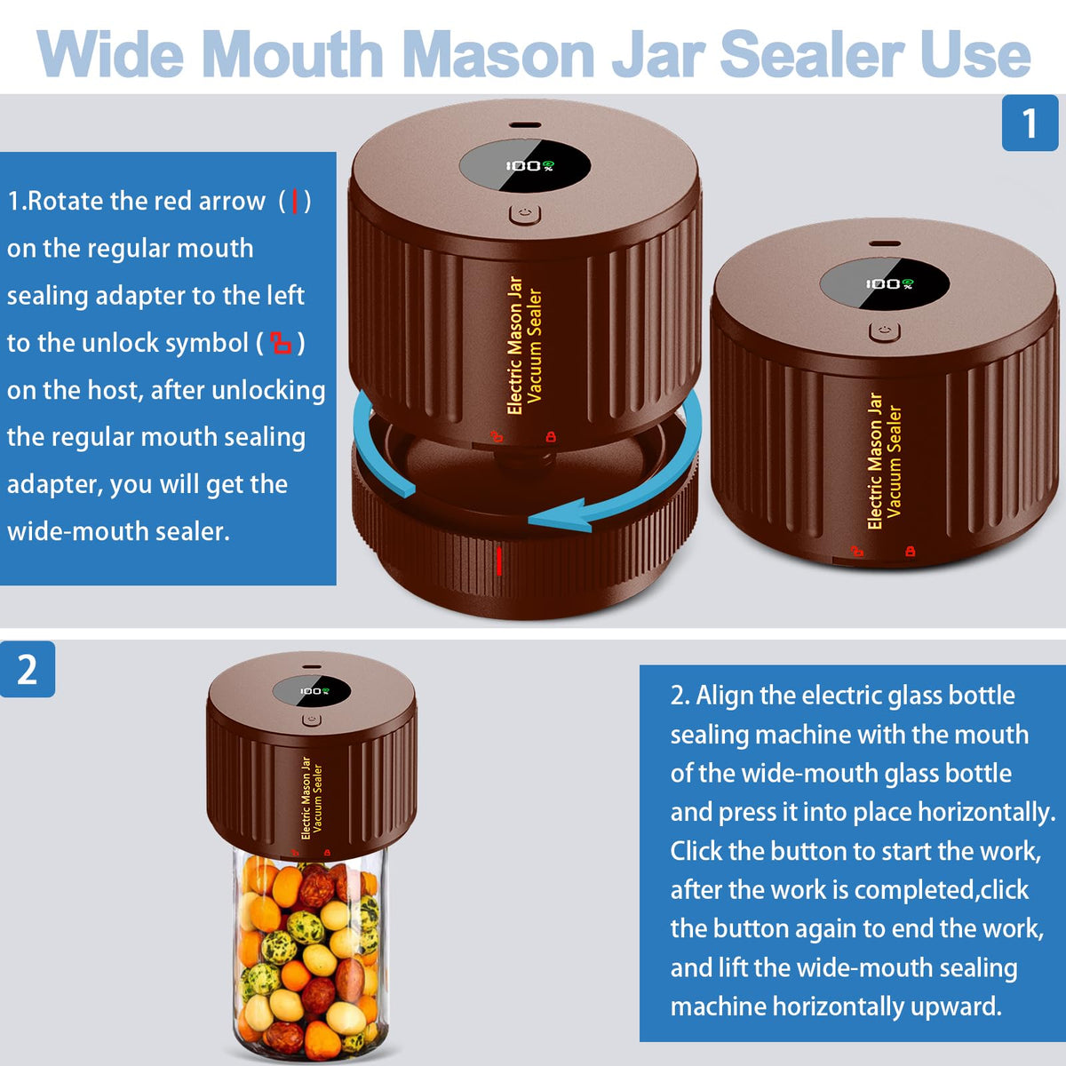 LOVE MOMENT included regular-mouth lids for everyday leftovers