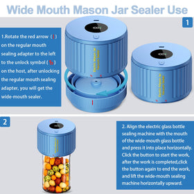 LOVE MOMENT standard-mouth lid pack ensures airtight sealing for everyday jars.