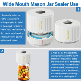 LOVE MOMENT vacuum sealer button demonstration highlights effortless one-button operation.
