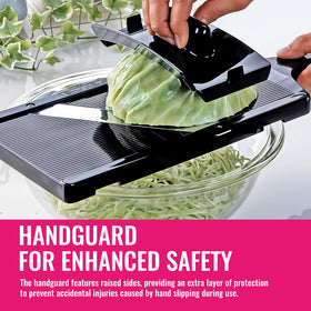 LOVE YOU Studio lift-handle design enables safe, controlled slicing
