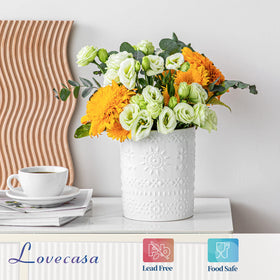 Lovecasa countertop organizer keeps spatulas and ladles within reach