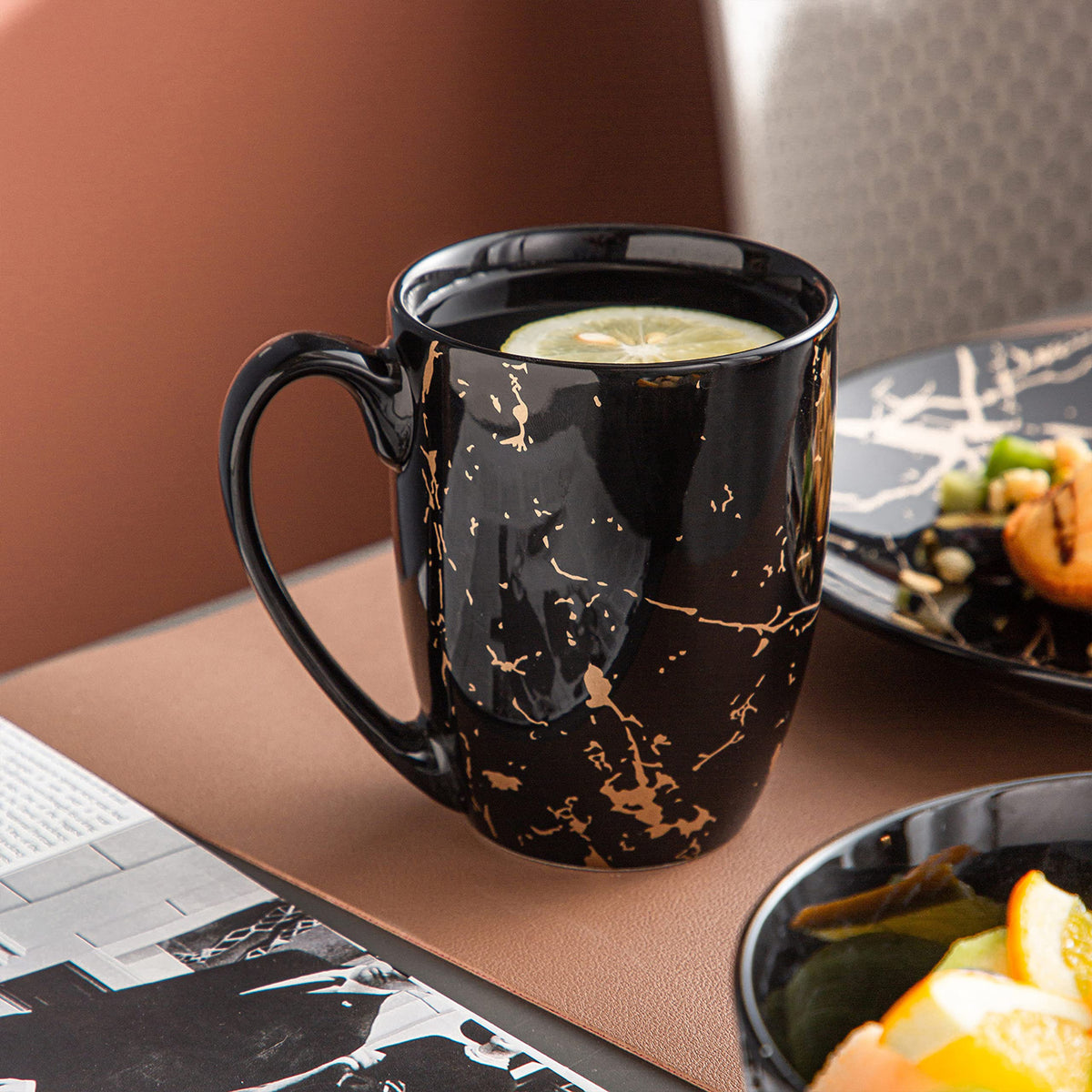 LOVECASA microwave and dishwasher safe porcelain ensures easy cleanup.