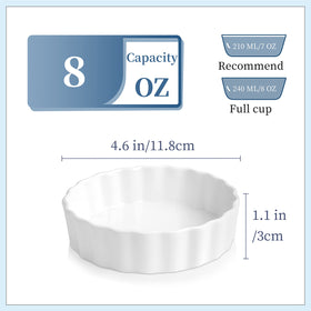 LOVECASA ramekins stack neatly for compact storage and quick access.