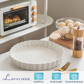 LOVECASA durable lead-free ceramic resists scratches and odors.