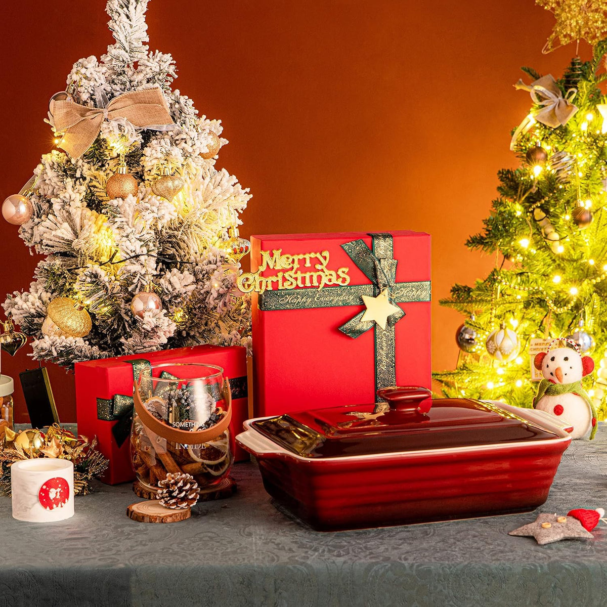 LOVECASA 9x13 bakeware fits standard ovens and versatile recipes.