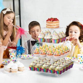 LoveDisplay adjustable 2-3 tier stand offers versatile configurations for gatherings.