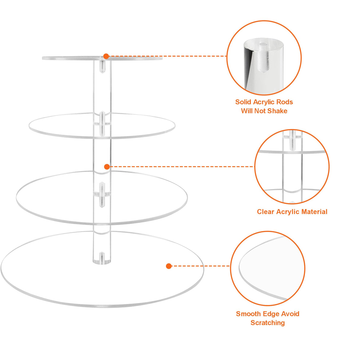 LoveDisplay capacity supports cupcakes sized 2 to 2.5 inches.