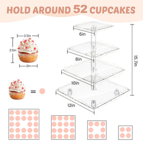 LoveDisplay Cupcake Stand includes easy-assembly tools for quick setup.
