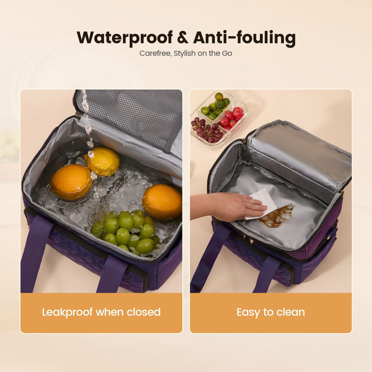 LOVEVOOK adjustable shoulder strap for comfortable, hands-free carrying