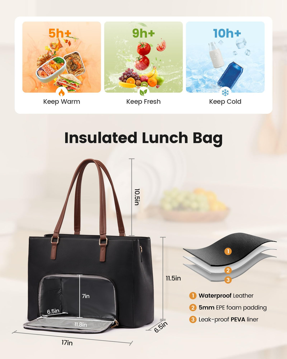 LOVEVOOK front-pocket-magnetic-pocket for quick access to essentials.